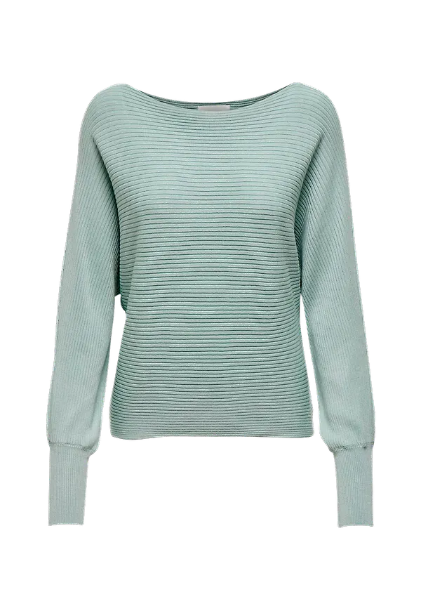Only - Tröja onlAdaline Life L/S Short Pullo Knt - Grön