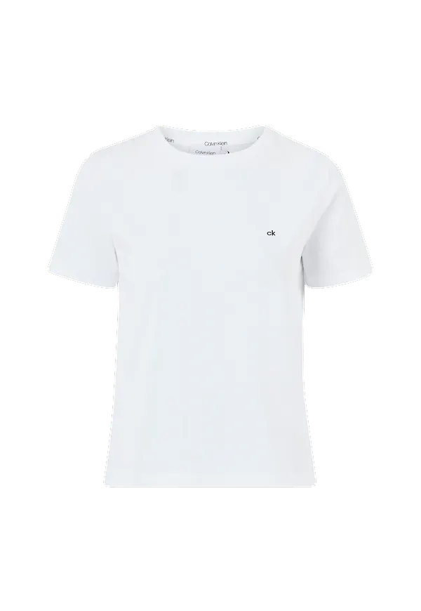 Calvin Klein - Topp Small CK C-Neck Top - Vit