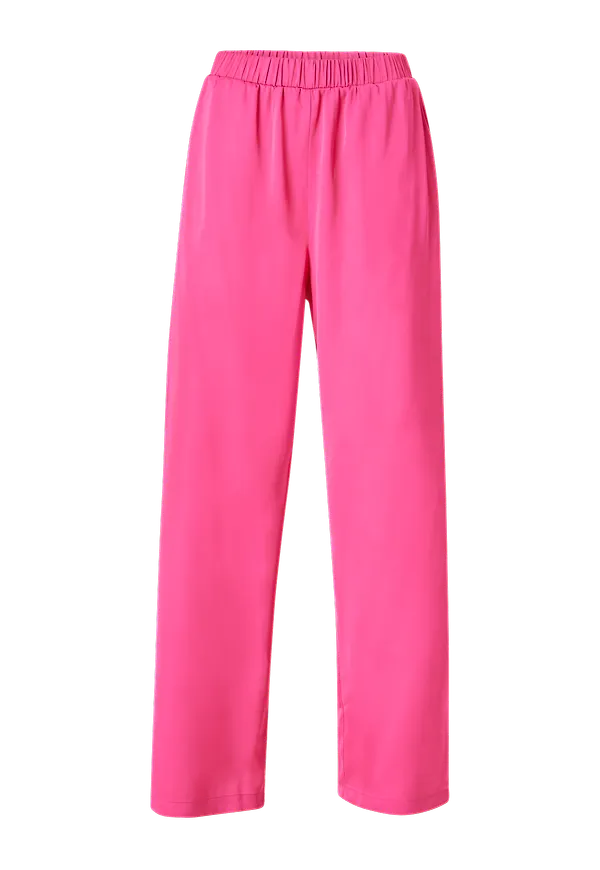 Vero Moda - Byxor vmNathalia H/W Elastisc Wide Pant SB2 - Rosa
