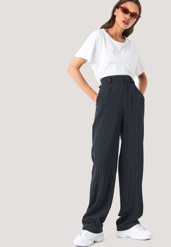 NA-KD Classic Flared Striped Pants - Multicolor