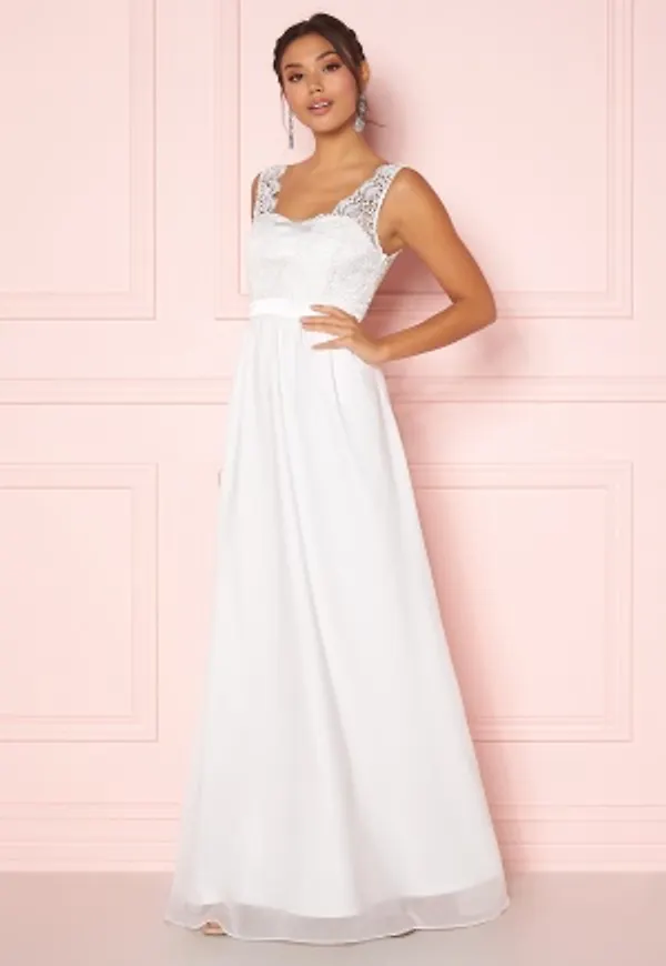 Chiara Forthi Daisy satin gown White 34