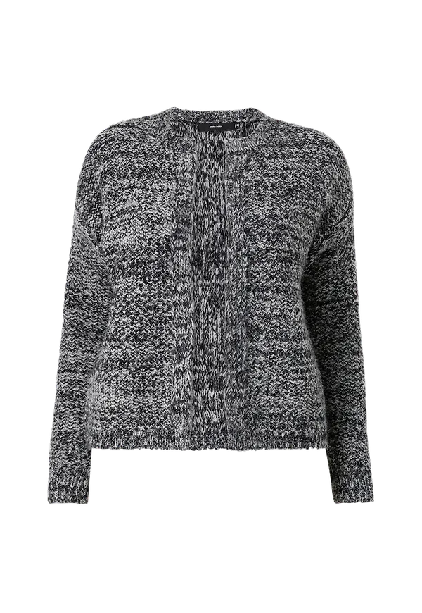 Vero Moda Curve - Cardigan vmSaltie LS Open Cardigan Curve - Svart