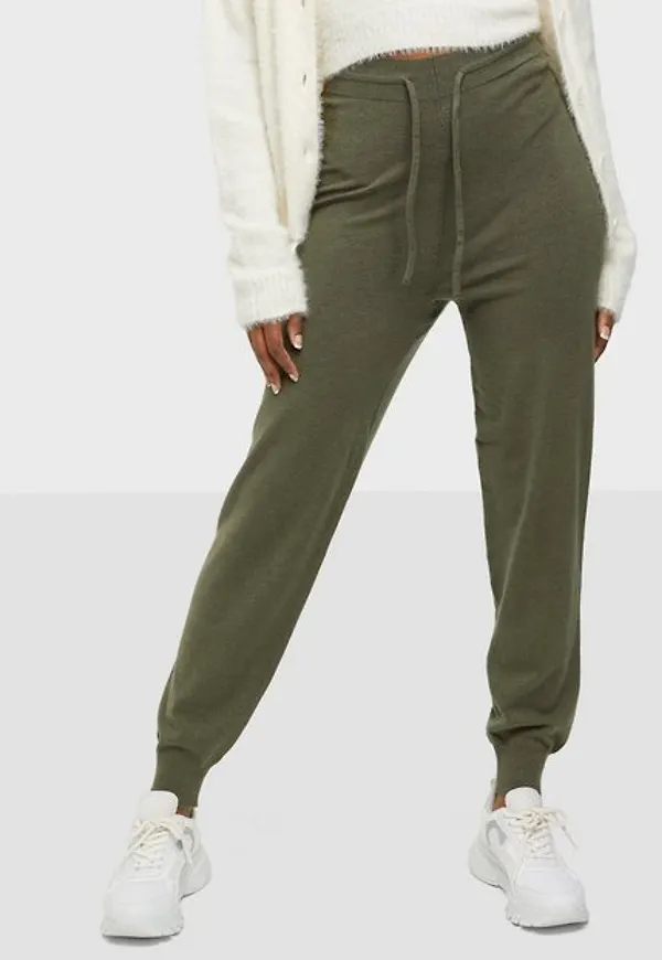 Only Onlcozy Slim Pants Knt Mjukisbyxor Kalamata W. Melange