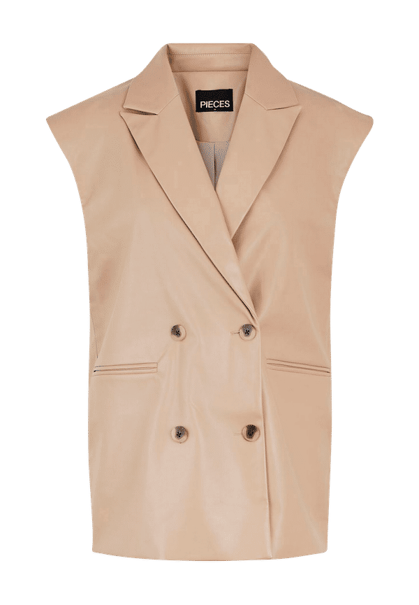 pieces - Väst pcBullu Vest - Natur