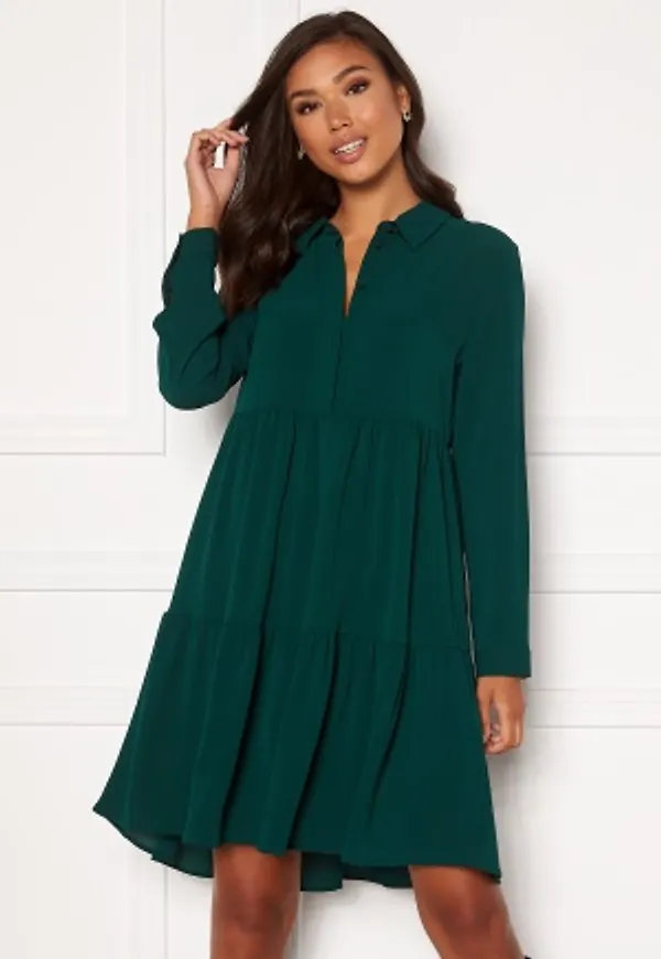 JDY Piper L/S Shirt Dress Ponderosa Pine 34
