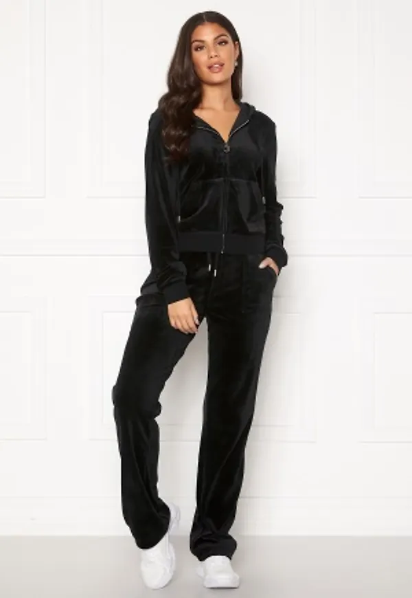 Juicy Couture Del Ray Classic Velour Pant Black S