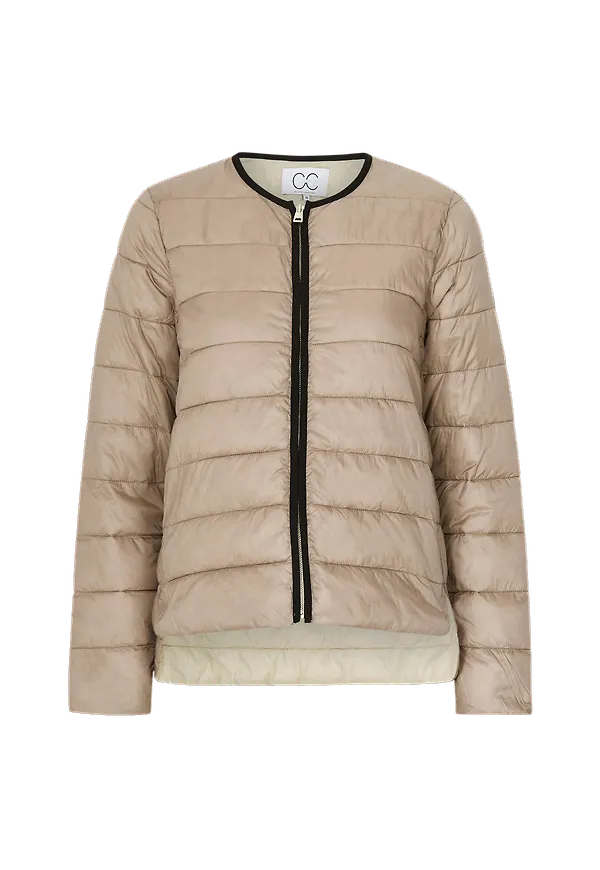 Coster Copenhagen - Jacka CC Heart Quilted Jacket - Beige