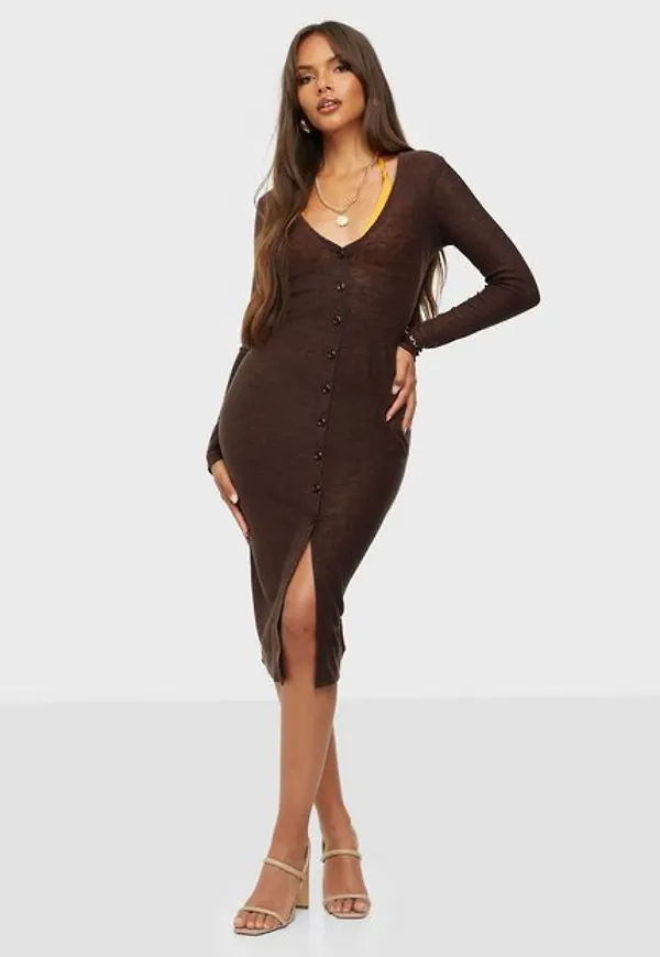 NLY Trend Light Touch Dress Långärmade klänningar
