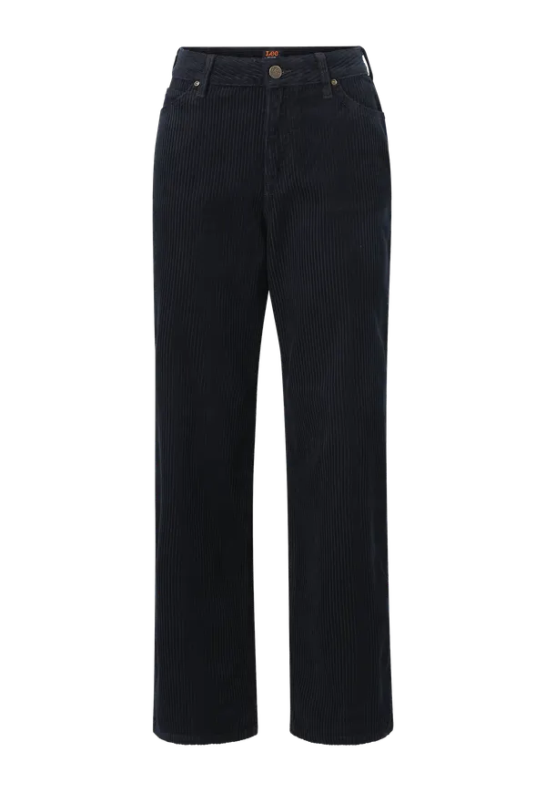 Lee - Jeans Wide Leg Long - Svart