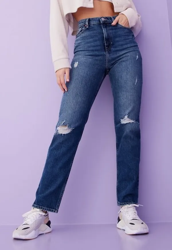 Tommy Jeans Julie Uhr Strght CE737 High waisted jeans