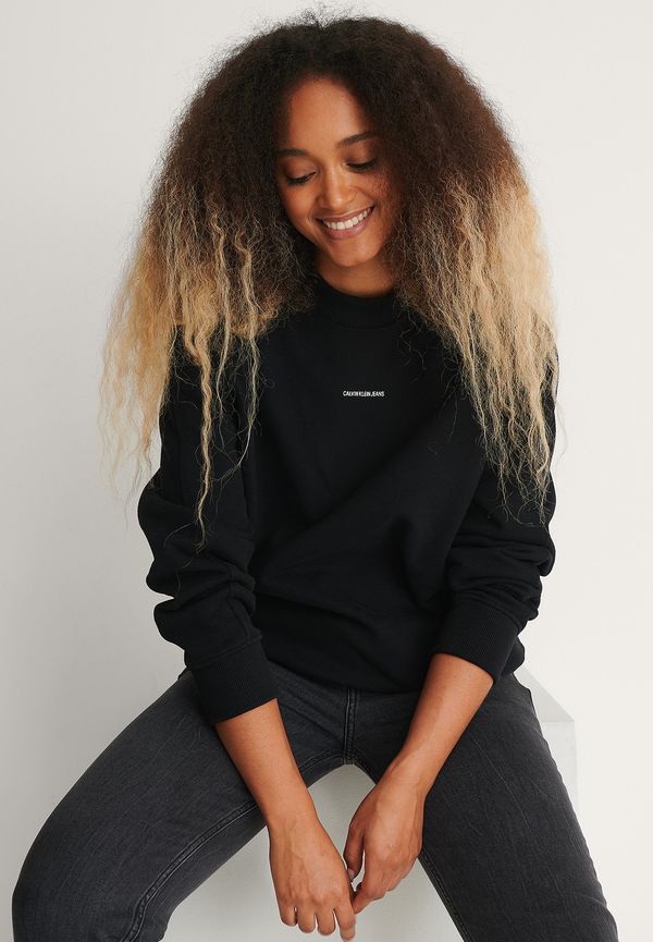 Calvin Klein Oversize Tröja - Black