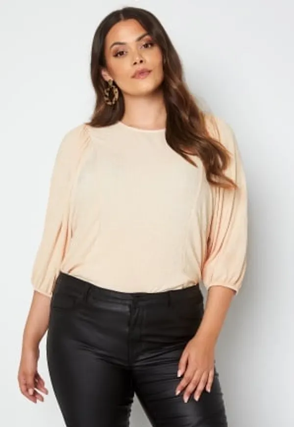 Vero Moda Curve Rosi 3/4 Sleeve Blouse Birch 52/54