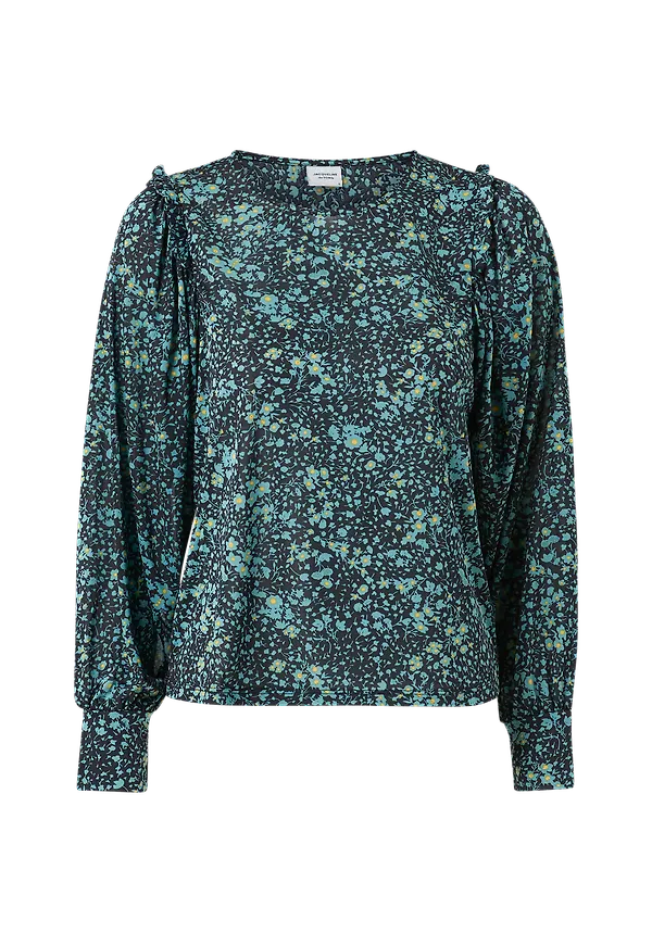 JDY - Topp jdyFlora L/S Top - Grön