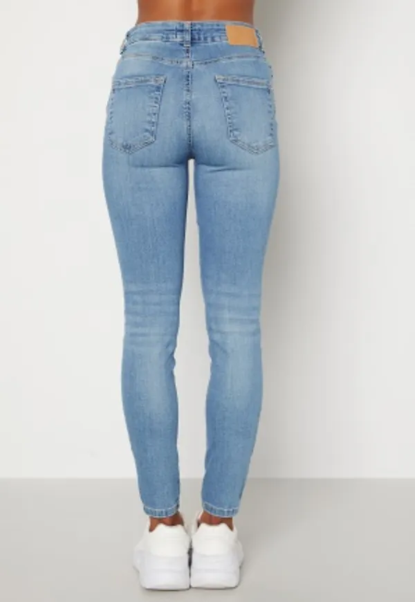 Pieces Delly MW Jeans Light Blue Denim L