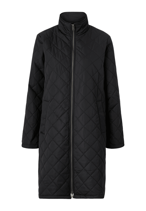 Selected FEMME - Kappa slfFilly Quilted Coat B Noos - Svart