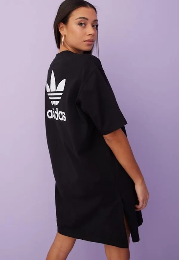 Adidas Originals Tee Dress Loose fit dresses Black