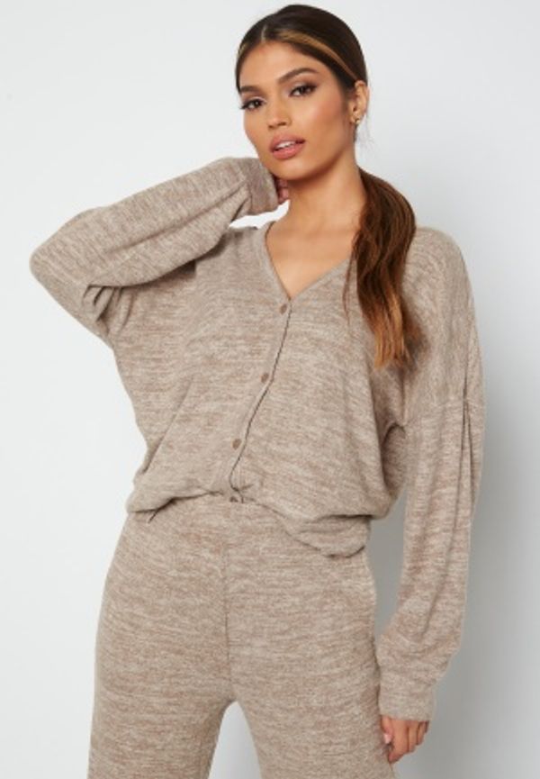 VERO MODA Chill V-Neck Button Cardigan Fossil S