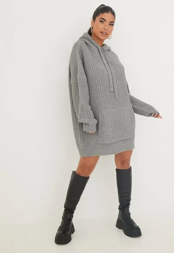 Missguided Oversized Hoodie Dress Långärmade klänningar
