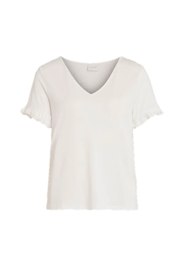Vila - Topp viBinea S/S Top - Vit