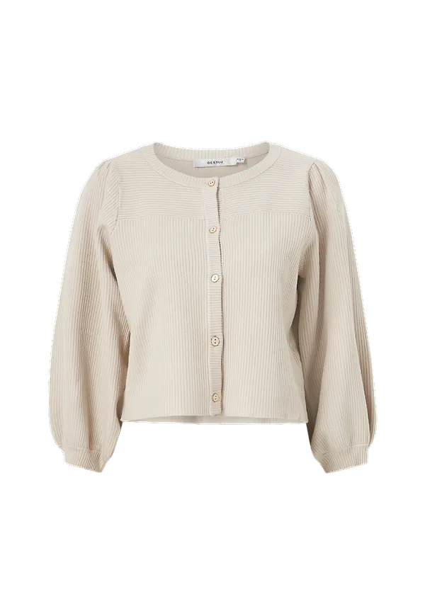 Gestuz - Cardigan & Topp RagnaGZ Duo - Vit