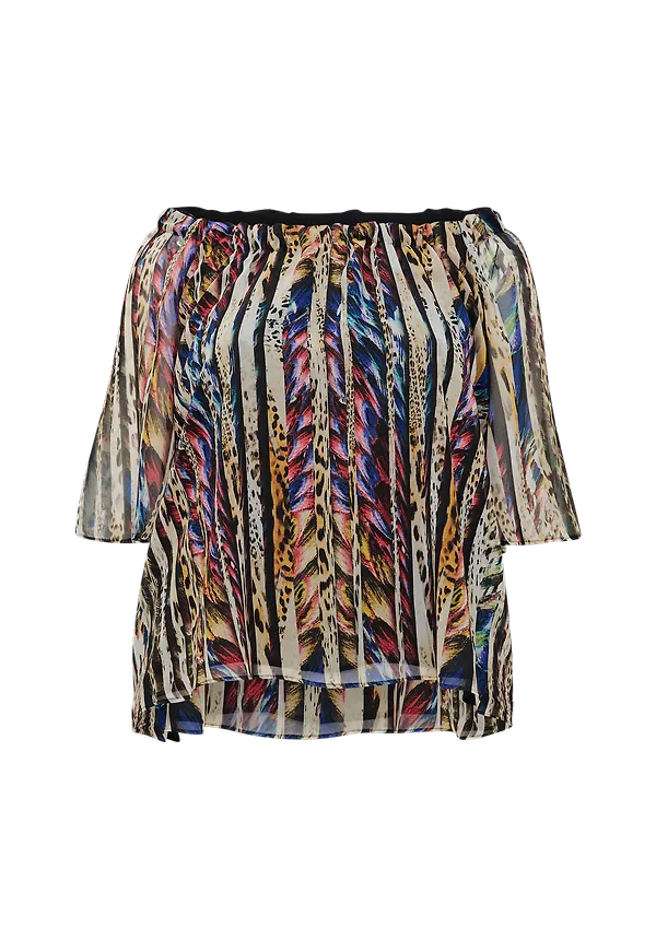 Persona by Marina Rinaldi - Blus Fondato - Svart