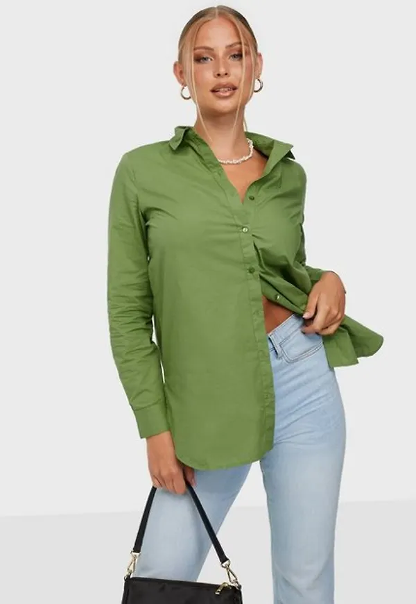 Pieces Pcsiva Ls Shirt D2D Skjortor
