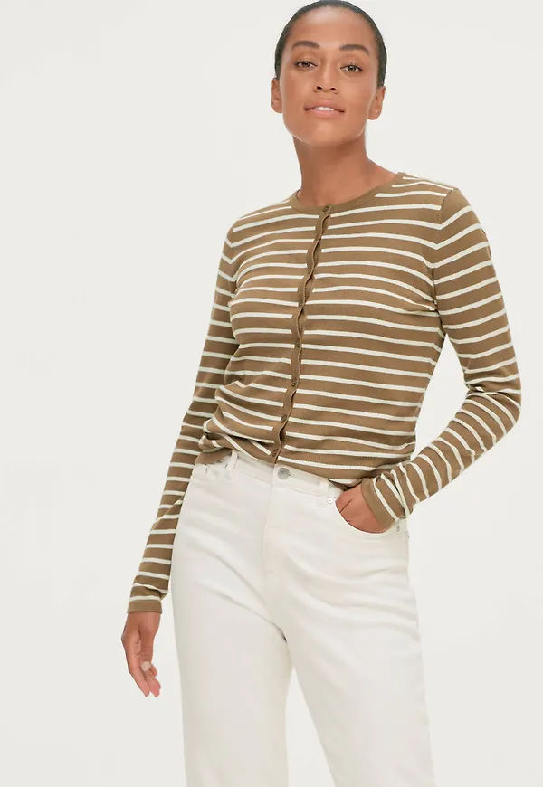 Saint Tropez - Cardigan BonnieSZ LS - Brun