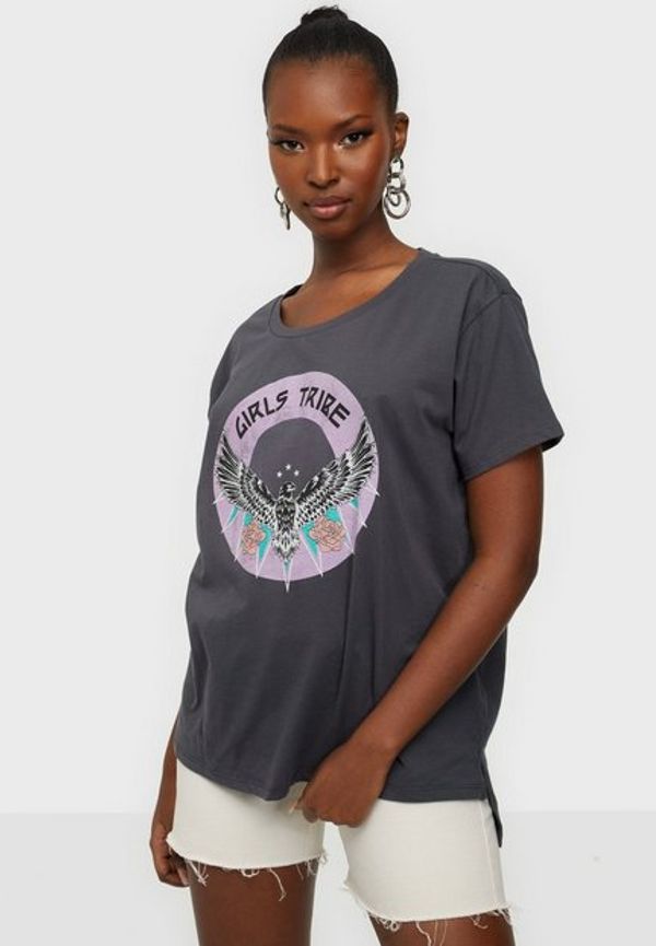 Vila Virocksy Rock S/S T-Shirt/L/K T-shirts Asphalt Girls Tribe