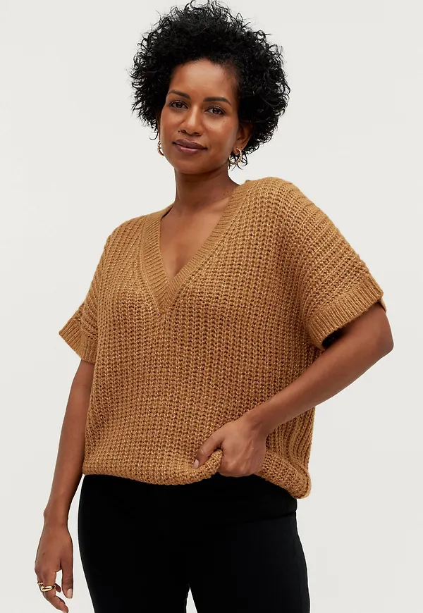 Saint Tropez - Tröja BrookeSZ Vest - Brun