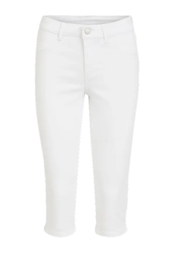 Vila - Caprijeans viJeggy Sus RW Capri Jeggings - Vit