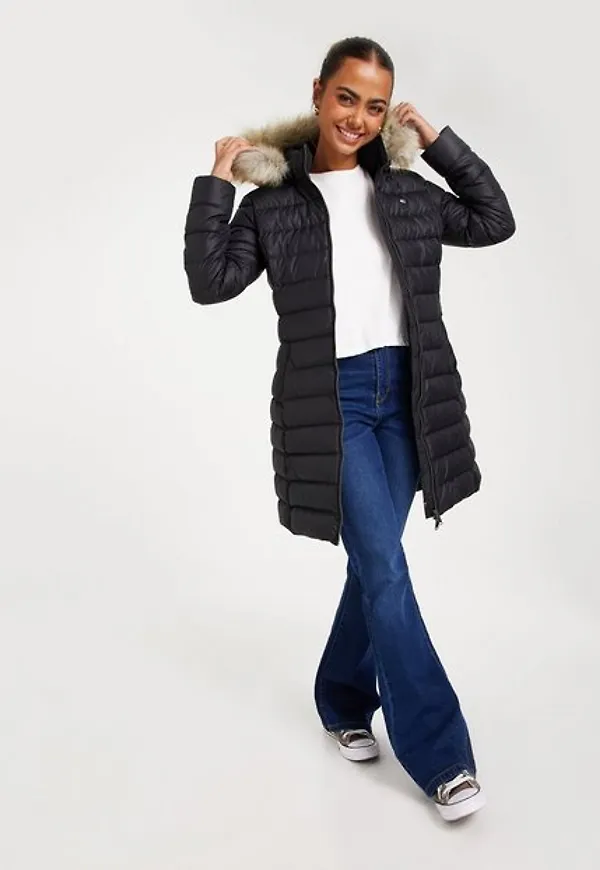 Tommy Jeans Tjw Essential Hooded Down Coat Dunjackor
