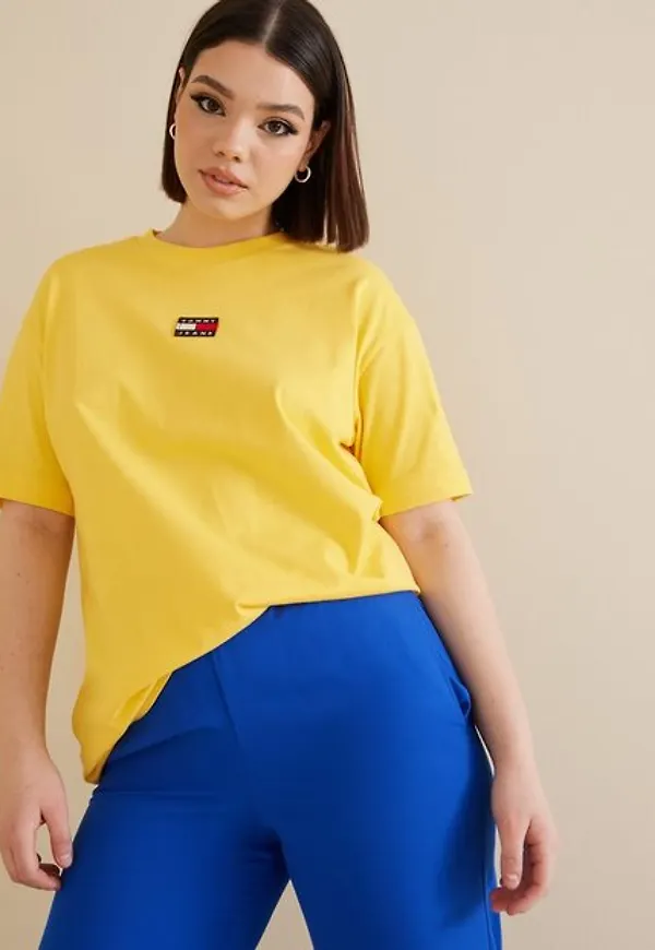Tommy Jeans Tjw Ovrszd Center Badge Tee T-shirts Soleil