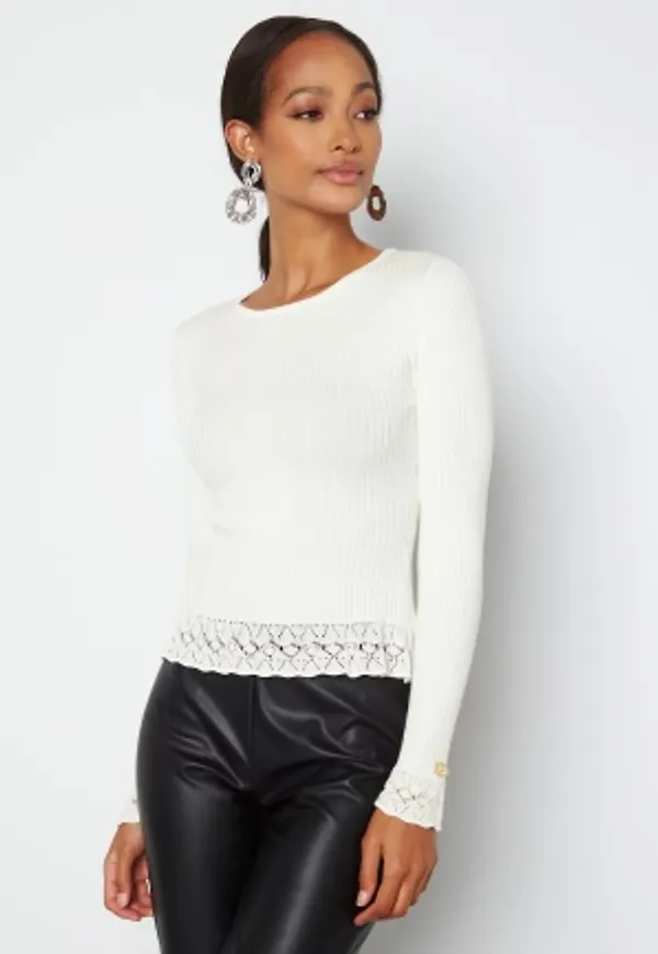 Chiara Forthi Geonna lace sweater Cream M