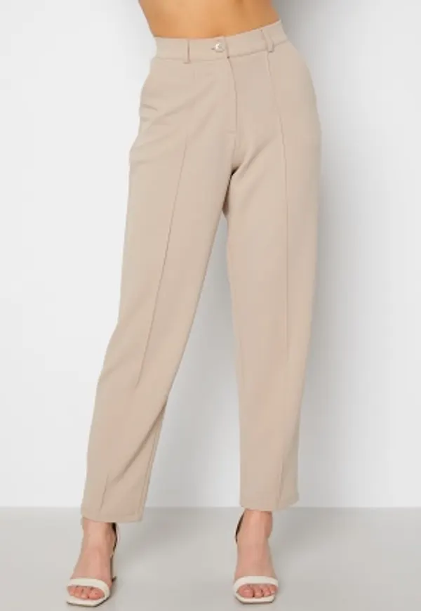 Bubbleroom Care Demi Soft Suit Trousers Beige M