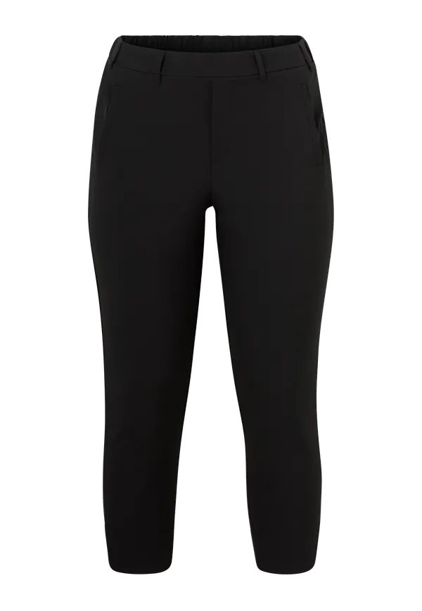 KAFFE Curve - Byxor kcHan Pants Cropped - Svart