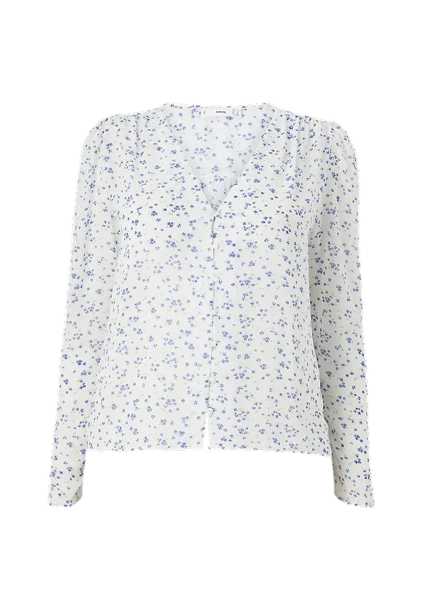 Mango - Blus Mina - Vit