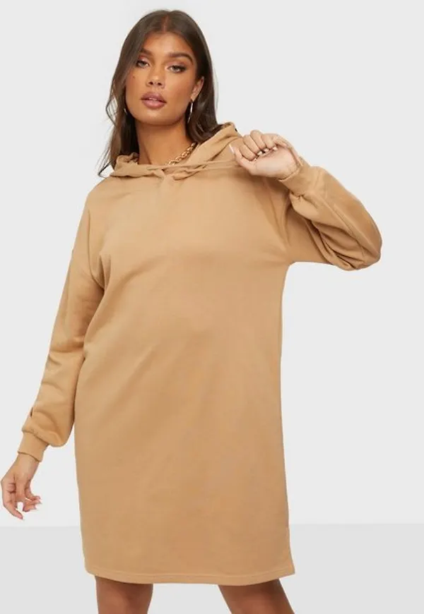 Pieces Pcchilli Summer Ls Hoodie Dress D2D Loose fit dresses