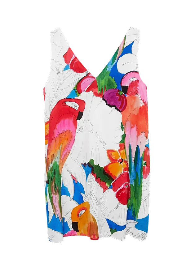 Desigual - Klänning Vest Kailua - Vit