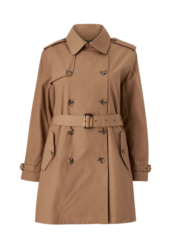 Lauren Ralph Lauren Curve - Trenchcoat Rain-DB Trench - Natur