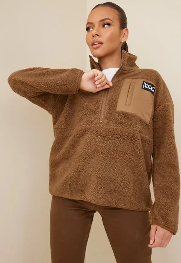 Only Onleverlast Teddy L/S 1/2 Zip Nn Sweatshirts