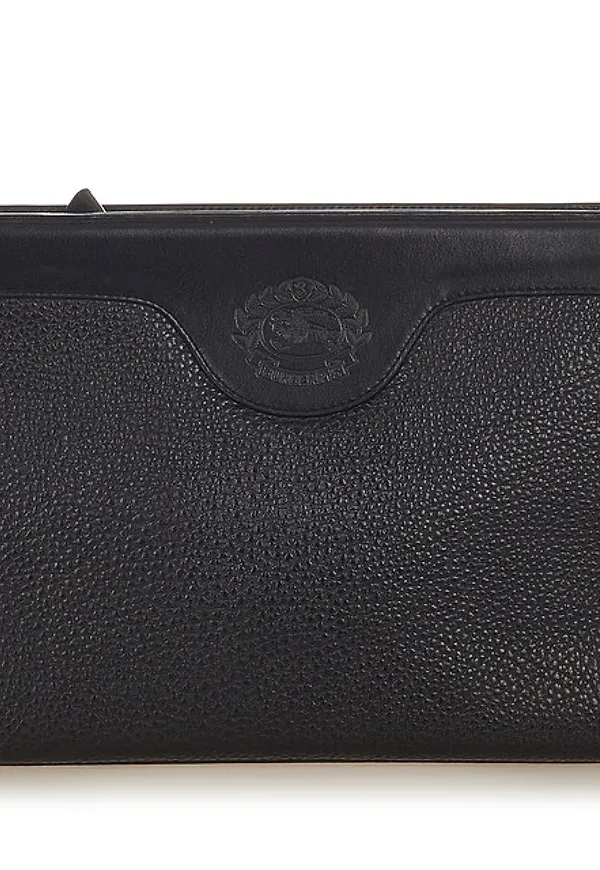 Burberry Leather Clutch Bag
