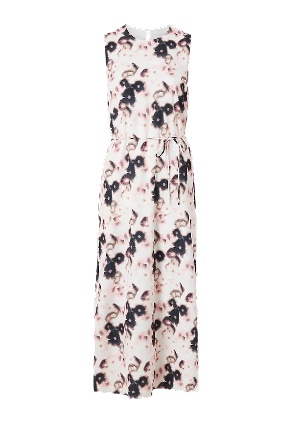 Calvin Klein - Maxiklänning Recycled CDC Print Maxi Dress - Svart
