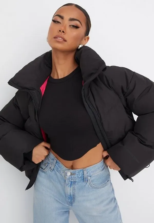JJXX Jxblaze Note Down Puffer Jacket Sn Dunjackor Black