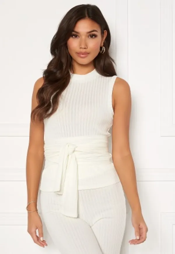 BUBBLEROOM Miley knitted top White M