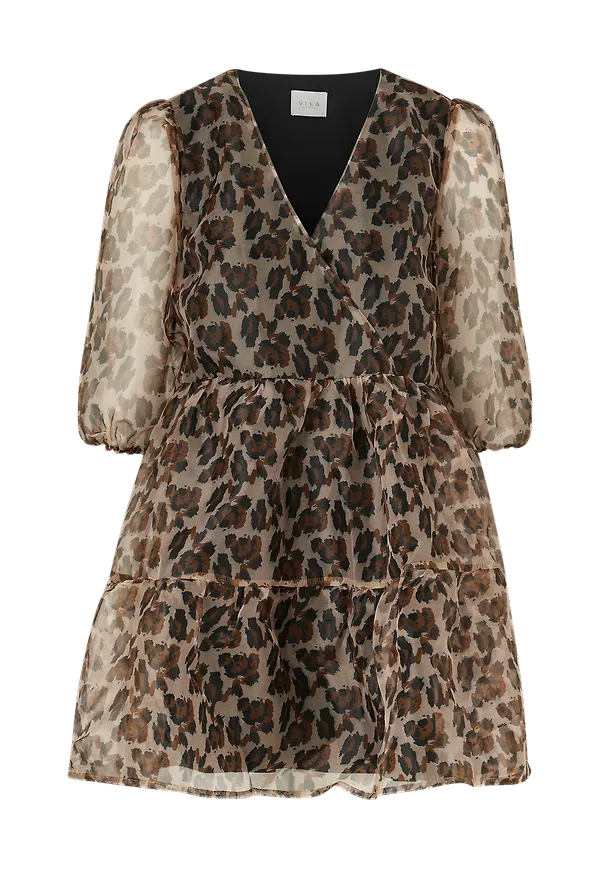 Vila - Klänning viVanni 3/4 Dress - Brun