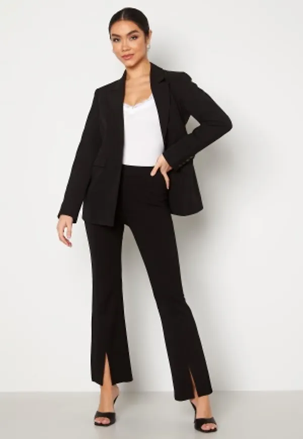JDY Pretty Flare Slit Pant Black S