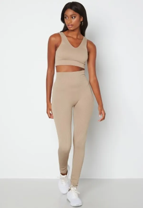 Pieces Elise Yoga Leggings Silver Mink XS/S