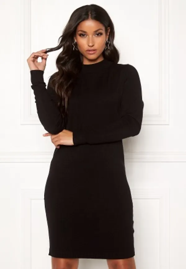 Object Collectors Item Thess L/S Knit Dress Black S