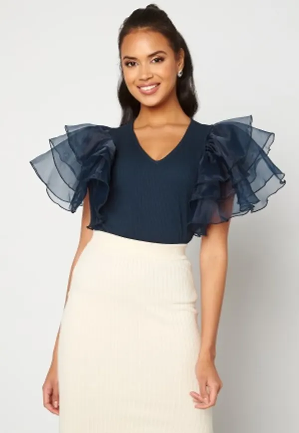 VERO MODA Joelle SS Top Navy Blazer M