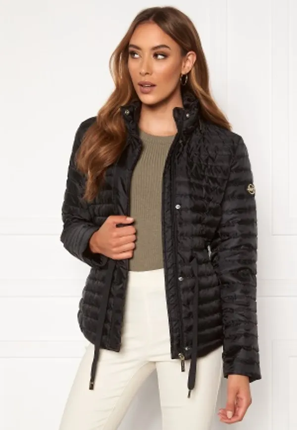 Michael Michael Kors Belted Puffer Jacket Black S